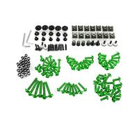 Fairing Bolts Kit Motorcycle Fairing Bolt Screw Nuts Washers Fastener Fixation For MONSTER For 749 848 999 1098/1098 S For 1198/1198 S(Green)