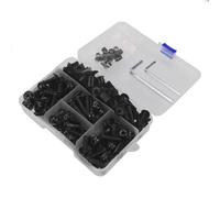 Fairing Bolts Screws Motorcycle Bolts Screw For H&onda For CB For CBR 125 150 250 R/RR Fairing Bolts Kit Windscreen Body Spring Fastener Nuts Nut Kit(BLACK)