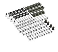 Fairing Bolts Screws Motorcycle Bolts Screw For H&onda For CBR1000RR For CBR 600RR For CBR600 F2 F3 F4 177PCS Fairing Bolts Kit Nuts Bodywork Nuts Nut Kit(Silver)