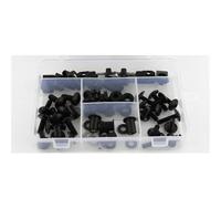 Fairing Bolts Screws Motorcycle Bolts Screw For K&awasaki Z1000 2007 2008 2009 Fairing Bolts Kit Bodywork Screws Kit Fastener Clips Screws Nut Kit(BLACK)
