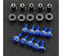 Fairing Bolts Screws Motorcycle Bolts Screw For K&awasaki ZR7 ZR7S W800/SE ZRX 1100 1200 ZX12R ZX6R ZX300R M5 Fairing Bolt Kit Windscreen Nuts Nut Kit(BLUE)