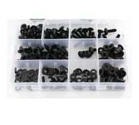 Fairing Bolts Screws Motorcycle Bolts Screw For K&awasaki ZX10R ZX-10R 2006 2007 Fairing Bolts Kit Windshield Bolt Nuts Windscreen Fastener Nut Kit(BLACK)