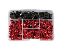 Fairing Bolts Screws Motorcycle Bolts Screw For Suzuki Bandit 1200 1250S GSF600S GS1000 Hayabusa GSX1300RA Vstrom 1000 650 Fairing Bolts Kit Nuts Nut Kit(RED)