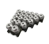 Fairing Bolts Screws Motorcycle Bolts Screw For Suzuki GSR750 GSX S750 R 600 750 SFV SV 650 B-KING Fairing Bolts Kit Body Bolts Fastener Nuts Nut Kit(Silver)