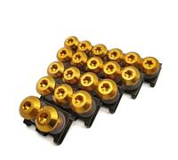 Fairing Bolts Screws Motorcycle Bolts Screw For Suzuki GSR750 GSX S750 R 600 750 SFV SV 650 B-KING Fairing Bolts Kit Body Bolts Fastener Nuts Nut Kit(Gold)