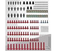 Fairing Bolts Screws Motorcycle Fairing Bolts For SUZUKI BUNDIT 250/400 GSXR GSX-R 600 750 1000 K1 K2 K3 K4 K5 K6 K7 K8 K9 K11 Bolt Screw Nuts Nut Kit(RED)