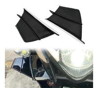 Fairing Cover Motorcycle Accessories Guard Fairing Cowl Cover Winglet Side Spoiler Wind Flow Fixing Wing Panel For Kawasaki For Ninja ZX6 ZX10R ZX14R ZZR1400 ZZR1100(Matte Black)