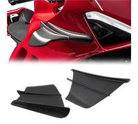 Fairing Cover Motorcycle Accessories Guard Fairing Winglet Side Spoiler Wind Flow Fixing Wing Panel Protective Cover For Y-AMAHA YZF-R1 YZF-R1M YZF-R7 YZF-R6(Black- Silver)