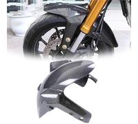 Fairing Cover Motorcycle Front Fender Cap Mudflap Mudguard Splash Mud Dust Guard Cover Protective Fairing Shield Accessories For Y-AMAHA FJ 09 FJ-09(Black- Silver)