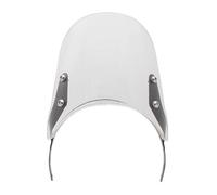 Fairing Deflector Clear ABS Motorcycle Headlight 7.3" Windshield Compact Sport Wind Deflector Clear Screen For Royal For Enfield Classic 500CC Models Windscreen Deflector
