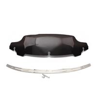 Fairing Deflector Motorcycle Dark Smoke 4.5" Windscreen + Windshield Trim Case For Harley For Touring For Electra For Street Tri Glide 2014-2017 Windscreen Deflector