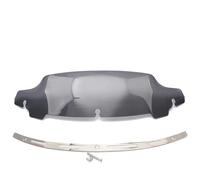 Fairing Deflector Motorcycle Dark Smoke 4.5" Windscreen + Windshield Trim Case For Harley For Touring For Electra For Street Tri Glide 2014-2017 Windscreen Deflector