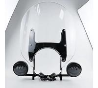 Fairing Deflector Motorcycle For BMW R 18 Fog Lamp Windshield Cruising Transparent Windscreen For BMW R18 Classic 100 Years 2020-2023 Windscreen Deflector(A Black (FogLamp))