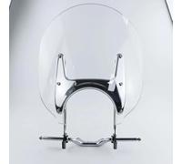 Fairing Deflector Motorcycle For BMW R 18 Fog Lamp Windshield Cruising Transparent Windscreen For BMW R18 Classic 100 Years 2020-2023 Windscreen Deflector(A Chrome)