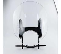 Fairing Deflector Motorcycle For BMW R 18 Fog Lamp Windshield Cruising Transparent Windscreen For BMW R18 Classic 100 Years 2020-2023 Windscreen Deflector(A Black)