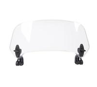 Fairing Deflector Universal Windshield Extension Motorcycle Adjustable Spoiler Clamp-On Windscreen Deflector For Kawasaki motorcycle windshield