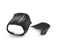 Fairing Deflectors For Vespa Sprint 50 125 150 Motorcycle Front Fairing Headlight Cover Windshield Tailpiece Tail Section Cowl Deflector Motorbike Cowls(Black-Set)