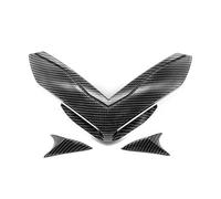 Fairing Fixed Wing For Kawasaki For Z900 Z 900 2017-2019 Motorcycle Carbon Front Winglet Headlight Windscreen Center Cowl Panel Fairing(Carbon Look)