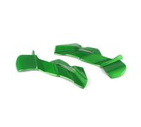 Fairing Fixed Wing Kit For Kawasaki For ZX-6R 2024 2025 Motorcycle Front Spoiler Wing Front Winglet Lip Fairing Small Wing Accessories Aerodynamic Wings Deflector(BRIGHT GREEN)
