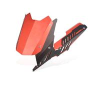 Fairing Fixed Wing Kit For YZF-R25 For YZF-R3 For MT-03 For MT-25 2015-2020 Motorcycle Rear Fender Mudguard Chain Guard Cover Protector Aerodynamic Wings Deflector(Red)
