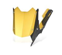 Fairing Fixed Wing Kit For YZF-R25 For YZF-R3 For MT-03 For MT-25 2015-2020 Motorcycle Rear Fender Mudguard Chain Guard Cover Protector Aerodynamic Wings Deflector(Yellow)