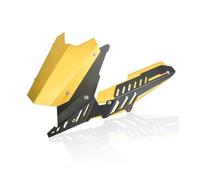 Fairing Fixed Wing Kit For YZF-R25 For YZF-R3 For MT-03 For MT-25 2015-2020 Motorcycle Rear Fender Mudguard Chain Guard Cover Protector Aerodynamic Wings Deflector(Yellow with LOGO)