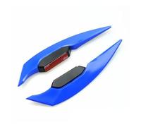 Fairing Fixed Wing Kit Motorcycle Front Fairing Winglets Side Spoilers Dynamic Wing Sticker Motorbike Decoration Winglet Sticker Moto Accessories Aerodynamic Wings Deflector(Dark Blue)