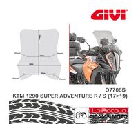 Fairing [ GIVI ] - KTM 1290 Super Adventure S/R 2017-2020 Smoke Clear 44X41 Hxl