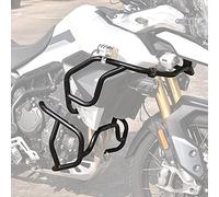 Fairing Highway Crash Bar Upper Lower Engine Guard Bumper Stunt Cage Frame Falling Protector for Tiger 900 Rally/GT/PRO 2020 2021 2022 2023 Dual-Sport Motorcycle Parts (Black-One Set)