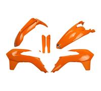 Ufo Ktm Exc/exc-f 2014-2016 Ktkit516f-127 Fork Protectors & Plastics Kit Orange