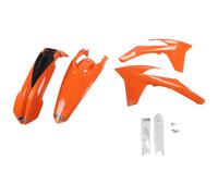 Ufo Ktm Exc/exc-f 2012-2013 Ktkit513f-999 Fork Protectors & Plastics Kit