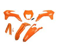 Fairing Kit 7-piece UFO PLAST fairing kit with fork protector orange OEM
