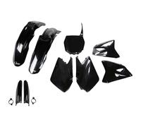 Fairing Kit 9-piece UFO PLAST fairing kit with fork protector black