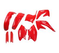 Ufo Honda Crf 450r 2002-2003 Hokit106f-070 Fork Protectors & Plastics Kit Red