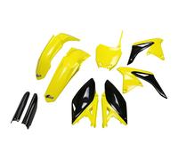 Fairing Kit 9-piece UFO PLAST fairing kit with fork protector yellow/ black - 2