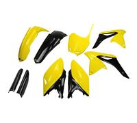 Fairing Kit 9-piece UFO PLAST fairing kit with fork protector yellow/black