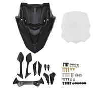 Fairing kit Motorbike Windscreen Windshield Wind Deflector Front Mask Panel Rear View Mirror For Yamaha NMAX125 NMAX155 2021-2023(Clear)