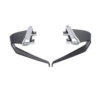 fairing kit Side Winglet Side Winglet For Ducati For Monster 950 2021- Motorcycle Spoiler Wing Spoiler Panel Parts(Carbon fiber silver)