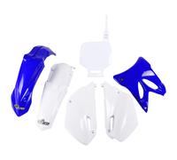 Fairing Kit UFO PLAST 6-piece fairing set plastic cladding kit white/blue