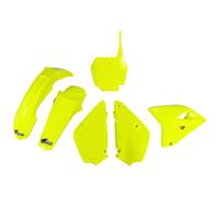 Fairing Kit UFO PLAST 6-piece fairing set plastic trim set neon yellow