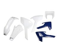 Fairing Kit UFO PLAST 7-piece fairing set plastic cladding kit white/dark blue