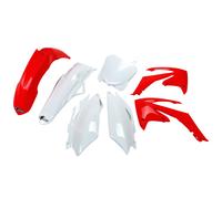 Fairing Kit UFO PLAST 7-piece fairing set plastic cladding set white/red