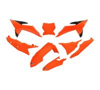 Free Shipping Complete UFO Plastic Kit With Fork Protectors - Orange