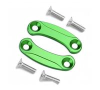 Fairing mirror delete plates For Kawasaki Ninja400 2018-2024 Motorcycle Mirror Delete Plates Mounting Screws(Green)