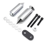 Fairing Protection Motorcycle Parts Chrome Spike Frame Sliders Guard Protector Pad For YZF R6 2006-2007