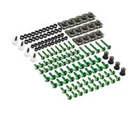 Fairing screw kits for motorcycles For YZF R1 R15 R25 R3 R6 R125 MT03 MT07 MT10 GSXR 177PCS M5 M6 Screws Motorcycle Bolts Fair Bolt(Green)