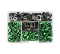 Fairing screw kits for motorcycles For YZF R1 R15 R25 R3 R6 R125 MT03 MT10 MT-09 MT-07 M5 M6 Screws 177PCS Motorcycle Bolts Fair Bolt(Green)