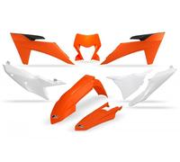 Ufo Ktm Exc/exc-f 2024-2024 With Headlight Ktkit530-999 Plastics Kit Orange