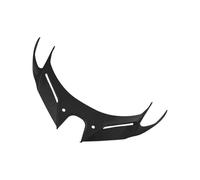 Fairing Winglet, Nose Cone Extender, Spoiler Wing with Lightweight ABS Construction, Improved Performance for Street Driving, Motorcycle Accessory for