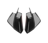 Fairing Winglets For Kawasaki For ZX4RR 2019 2020-2024 Front Aerodynamic Winglet Face Fairing Kit Side Fixed Winglet Accessories Winglet Naked Front Spoiler(Gloss Black)